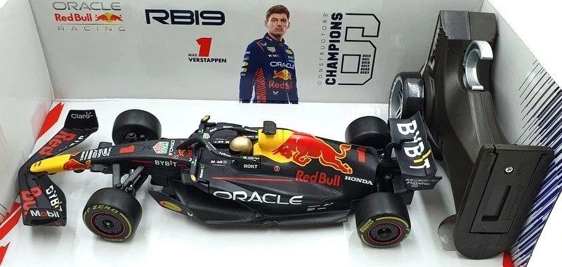 Maisto 1/24 Scale 82358 - F1 Red Bull RB19 RC Car 2.4GHZ - #1 Max Verstappen - Image 3 of 4