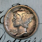 * 1916-D * CHOICE VF+/XF MERCURY SILVER DIME * FROM ORIGINAL COLLECTION