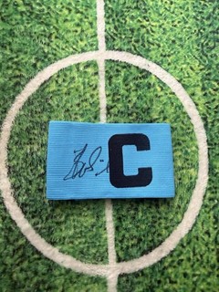Bernardo Silva Of Portugal Manchester City & Monaco Signed Captain Armband wCOA