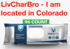 96 Count Body Wipes 11" x 8" Alcohol-Free Paraben Free Fragrance Free for Adults