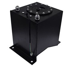 Aluminum Fuel Tank Black 2.5 Gallon Fuel Cell Tank 10L Street/Drift/Strip