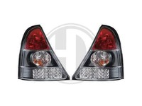 DesignrüCkleuchten Klarglas/Schwarz FüR Renault Clio 2001-2005