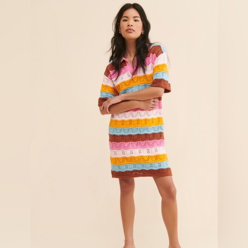 Callahan Anthropologie Marg Polo Mini Dress xs - Picture 2 of 8