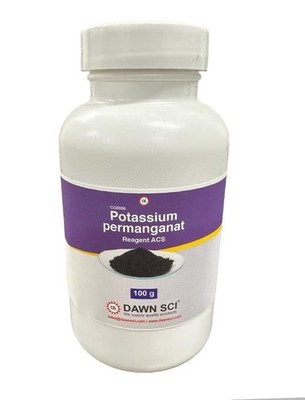 Potassium Permanganate Powder 100g   Reagent Grade, Free-Flowing Crystals   High