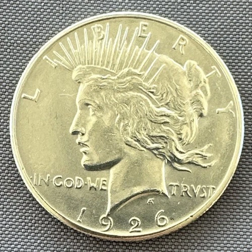 1926 Peace Dollar $1 Silver Coin Uncirculated Business Strike Uncertified