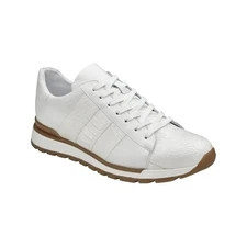 Belvedere Sneakers Blake Genuine Ostrich and Soft Italian Calf White