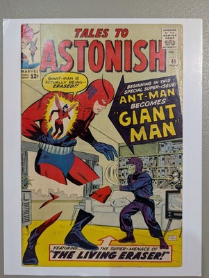 Tales To Astonish #49 - 1963 - VG+ range - Ant-Man Becomes Giant-Man - See Pics!