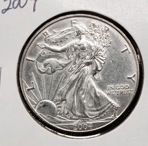 2004 American Silver Eagle 1 oz .999 Fine Silver Uncirculated