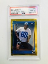 2021 Donruss TRE' MCKITTY Press Proof Gold RC 30/50 #304 PSA 10 GEM MINT