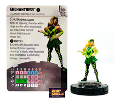 Marvel Heroclix Enchantress 008 w/ Card Strange Tales Set