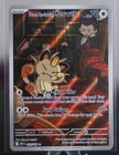Pokémon TCG Team Rockets Meowth Card 203/182 Destined Rivals