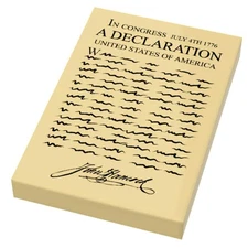 Declaration of Independence Printed 2x3 Tile made using LEGO part