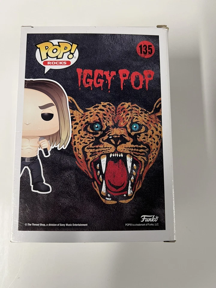 POP VINYL IGGY POP FUNKO Pop Rocks #135 Preowned in excellent condition Foto 2 de 2
