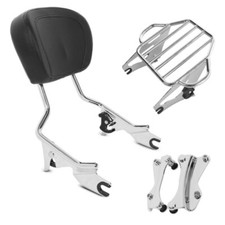 Sissy Bar + Porte-bagages KI pour Harley Davidson CVO Road King 2013 chrome