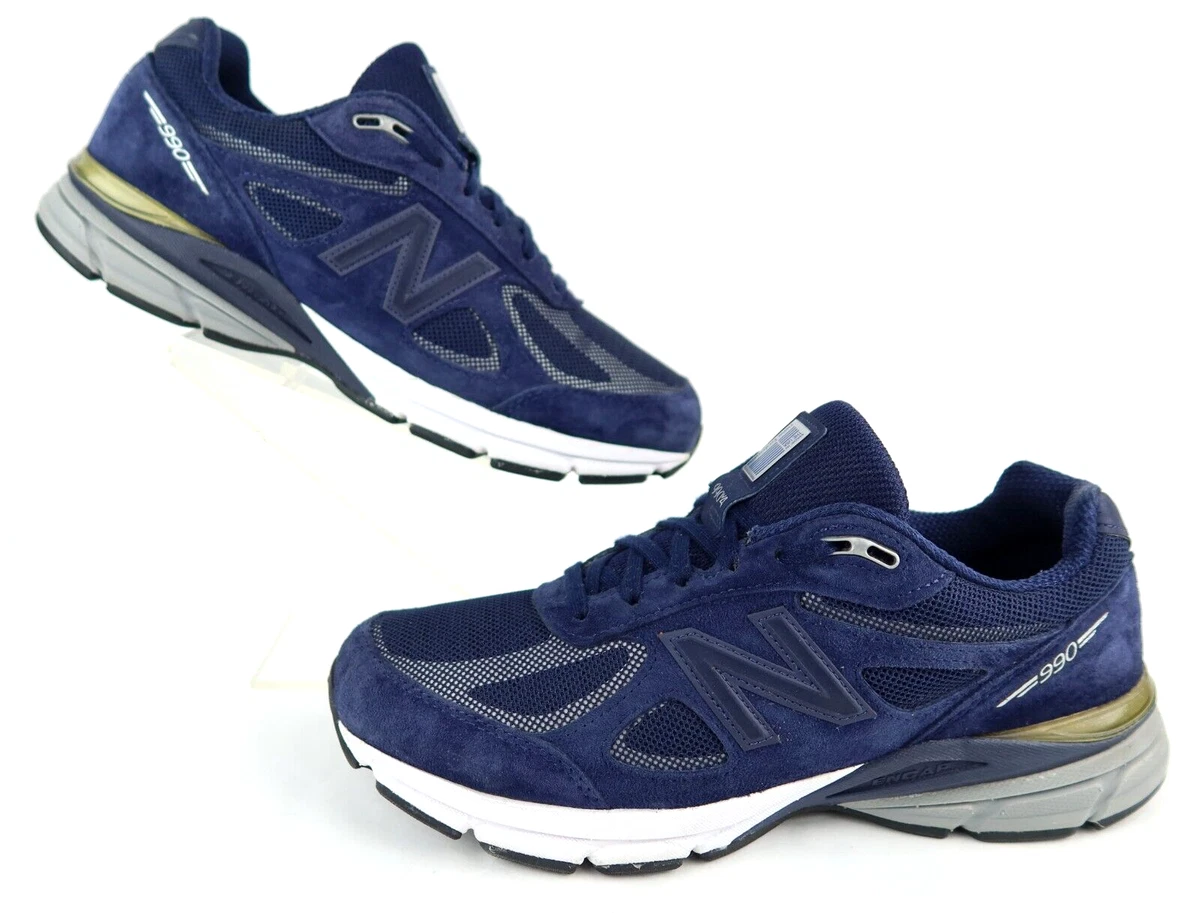New Balance 990v4 Made In USA Reflective Navy for Sale