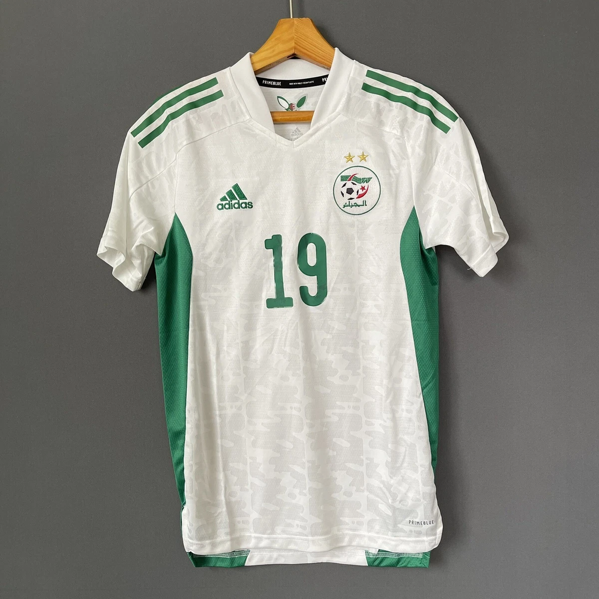 ALGERIA TEAM JERSEY 2021 HOME SIZE XS FOOTBALL SOCCER SHIRT ADIDAS GS4014