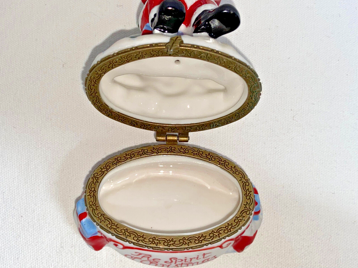 Vintage Villeroy & Boch Spirit of Christmas Hinged Trinket