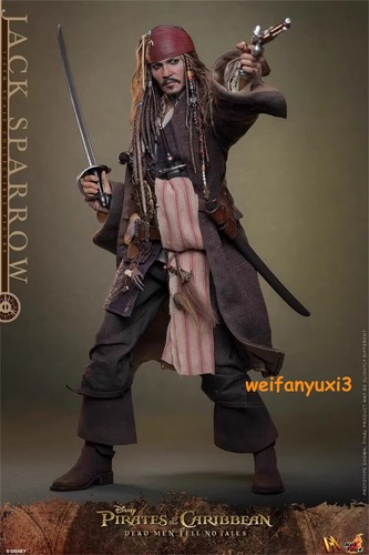 Hot Toys DX37 1/6 Pirates of the Caribbean Jack Sparrow Action Figure Model Toy - Picture 3 of 23