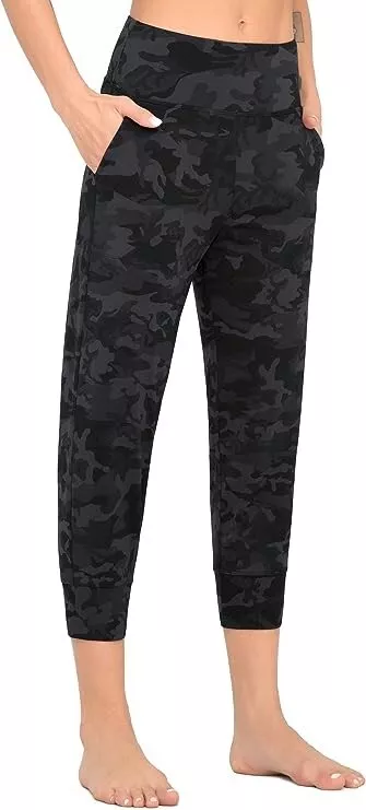 Dragon Fit Joggers Tapered Women Pockets High Waist Workout Yoga