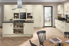 Complete Kitchen Units with soft closing 18mm Painted Matt Ivory Shaker  Doors