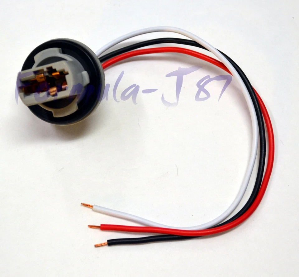 Flosser Pigtail Wire 2644 Female Socket 7443 Two Harness Front Turn Signal Lamp - Image 3 of 4