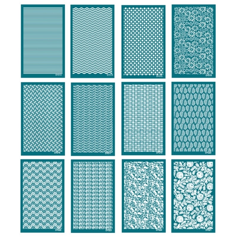 Flower Animal Clay Silk Screen Reusable Silkscreen Print DIY Printing