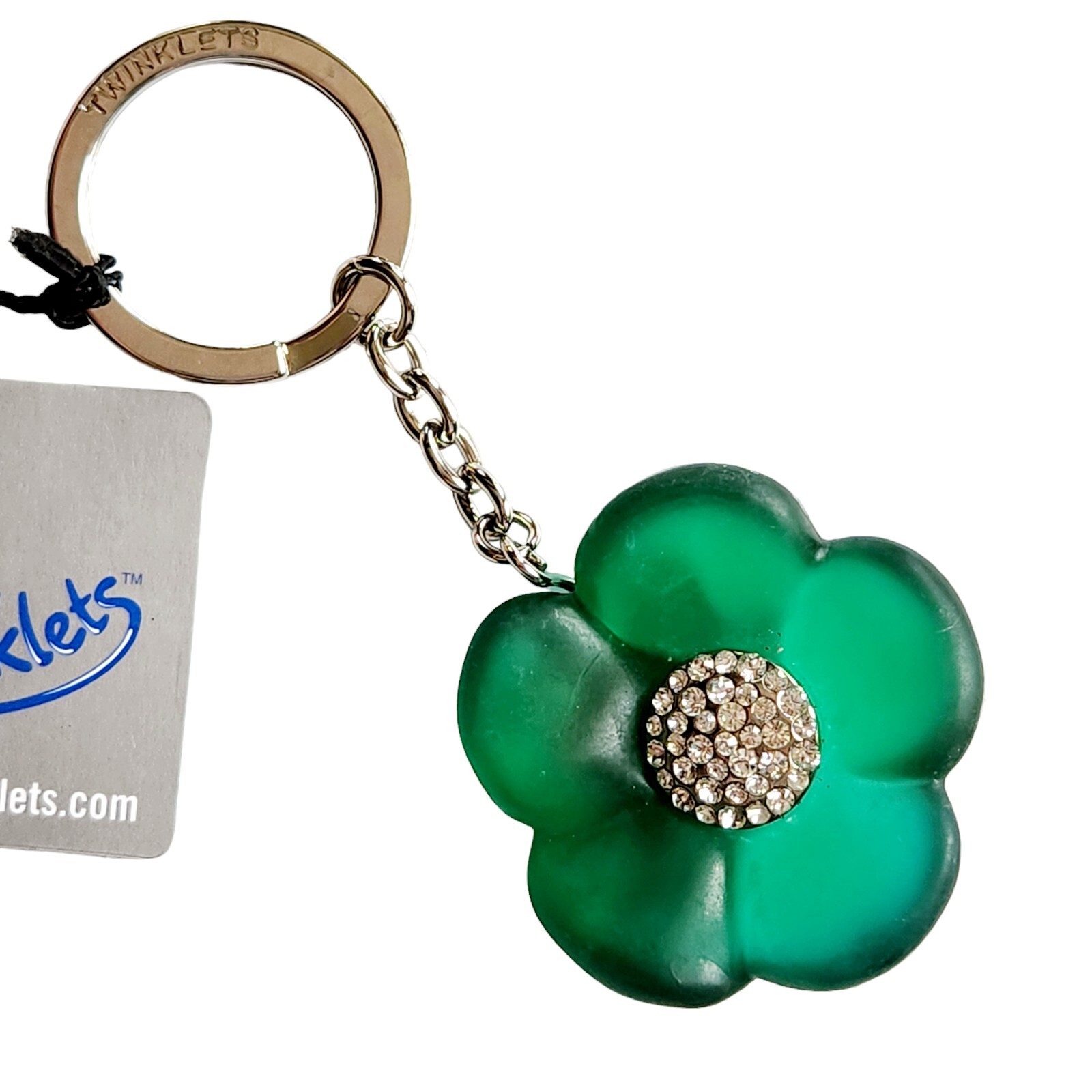 Twinklets Swarovski Crystal Flower Keyring