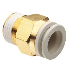 5pcs SMC KQ2H10-02AS Brass Push to Connect Pipe Fitting with Sealant