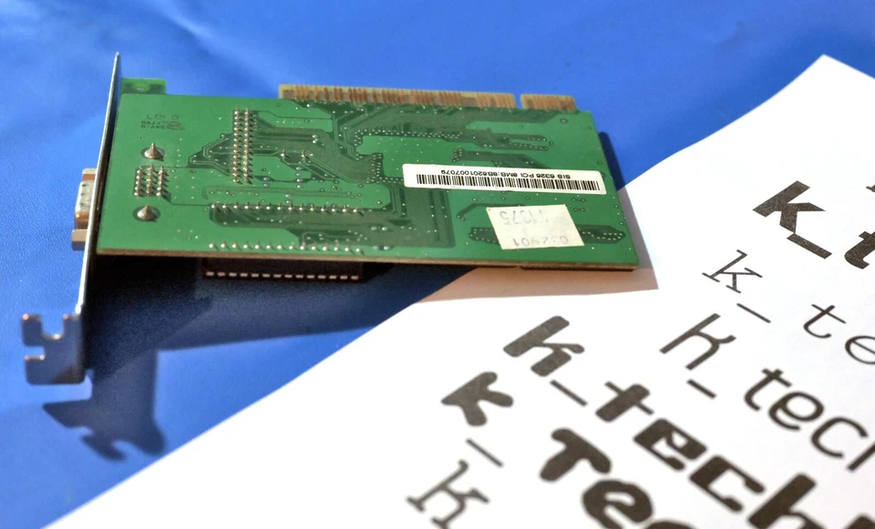 Very Rare Niche GPU - AMIC A276308A-70 0050T B8208 | SiS 6326 AGP SIS'98 Vintage - Image 2 of 3