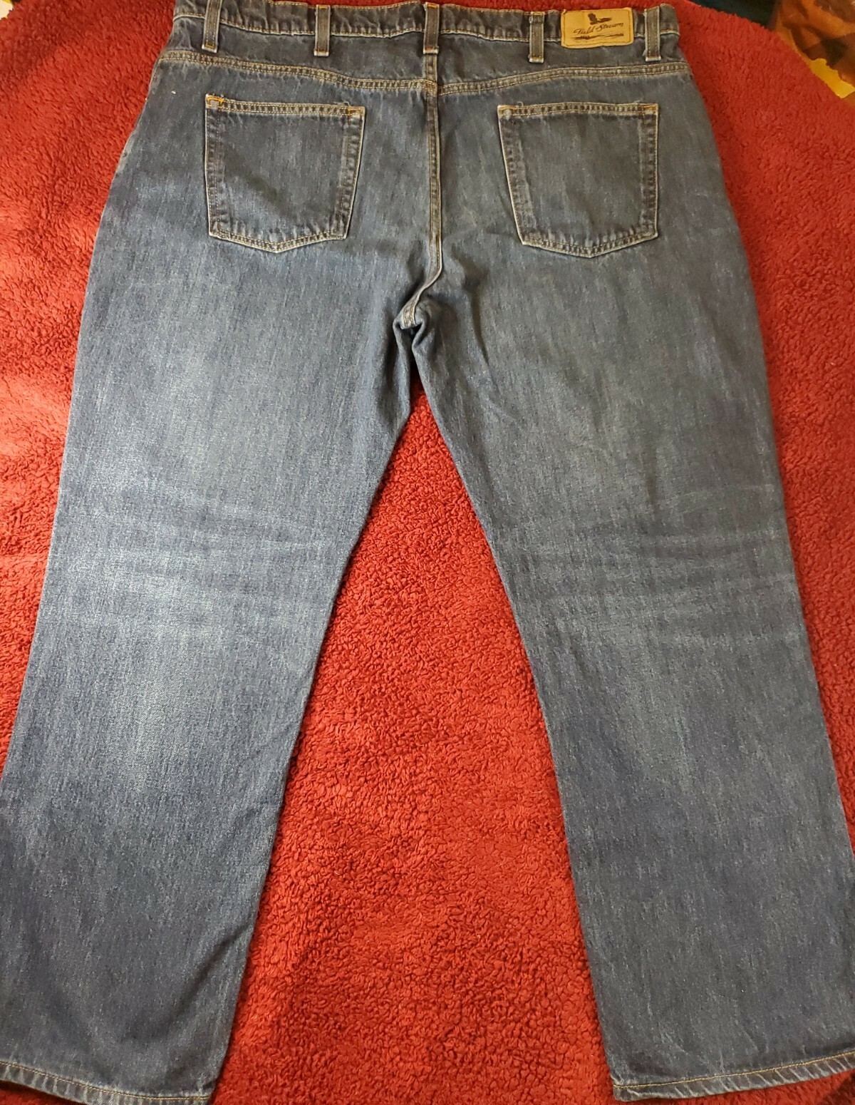 Mens Relaxed Fit Denim Jeans 42x30 Field And Stream J… Gem