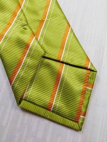 Giorgio Marian 100% Silk Tie Necktie Made IN Italy Self Tipped Teal - Picture 6 of 6
