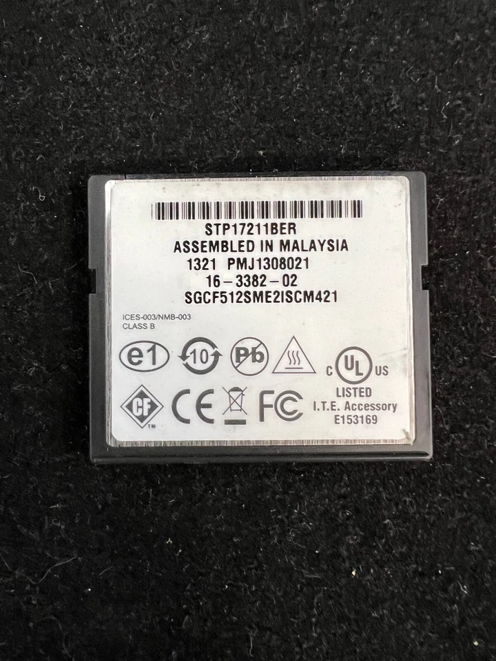 Generic MEM-512CF 512 MB Compact Flash Memory Card Cisco for 2800 & others - Image 2 of 2