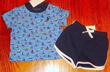 POLO RALPH LAUREN AUTHENTIC BABY BOYS BRAND NEW ORIGINAL 2Pc SET Size 3M, NWT