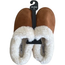 Women  s Slippers ALDO WEIDIA Faux Fur Black Size S