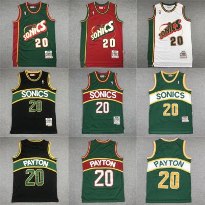 Adult SuperSonics #20 Sportshirt Stitched Vintage Edition