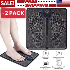 Portable Foot Massager Pad 19 Level Blood Circulation Electric Muscle Stimulator