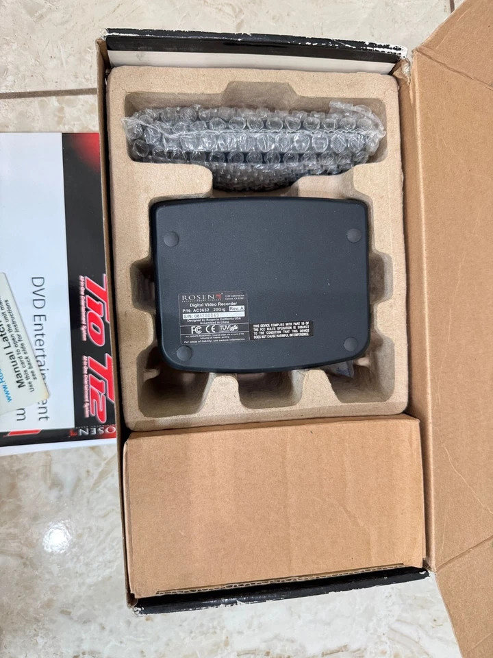 Rosen RVR 2000 Digital Video Recording and Playback System 20 GB Docking Station - Image 4 of 4