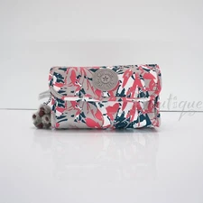 NWT Kipling KI1479 Daisee Pouch Toiletry Cosmetic Case Polyester Autumnal Field