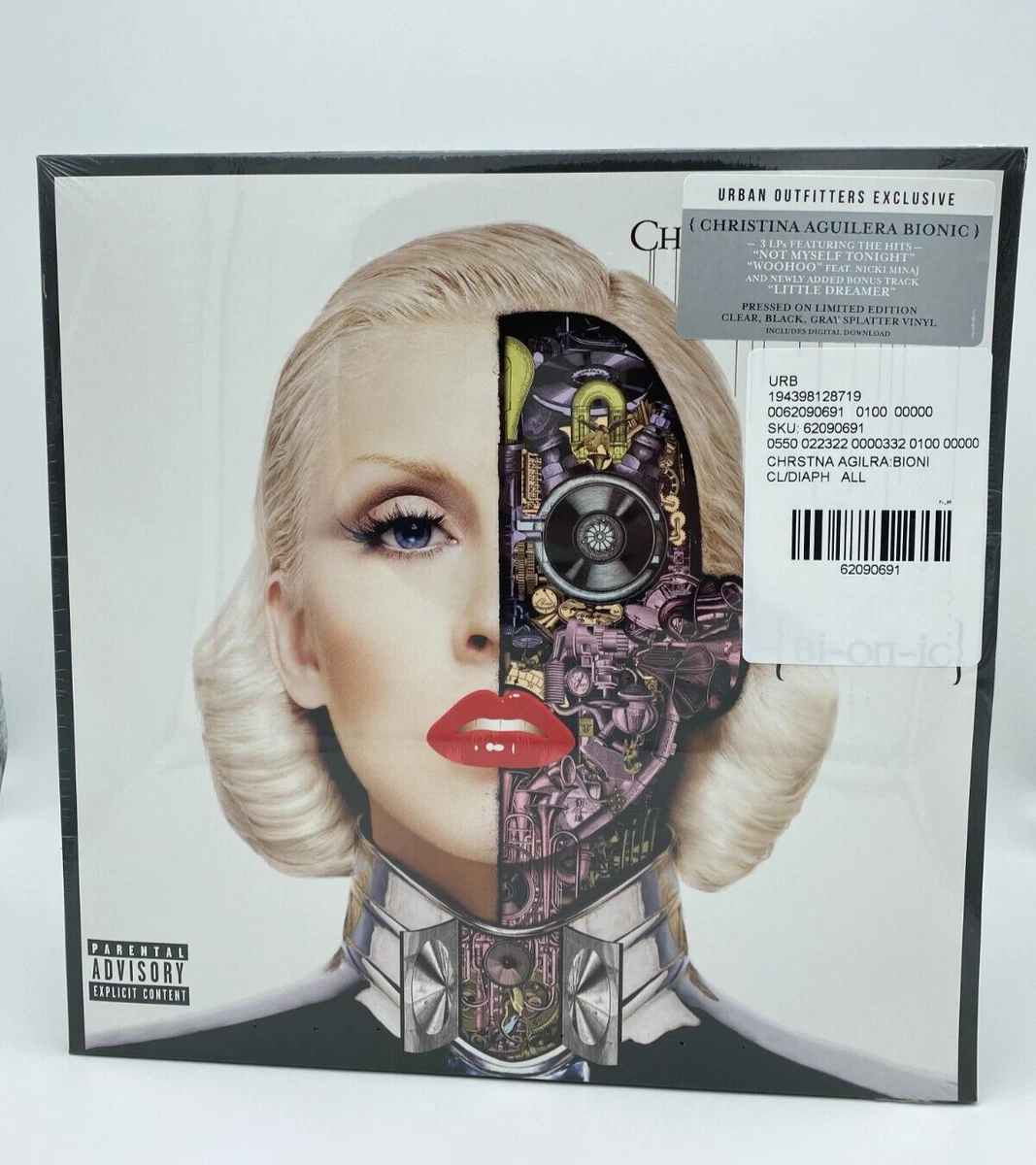Christina Aguilera Bionic Limited 3XLP Clear W/ Black Gray.