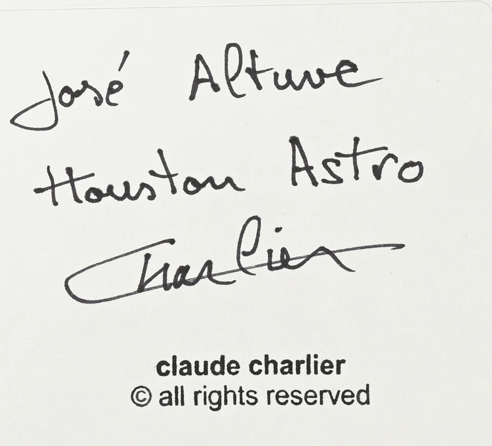 José ALTUVE HOUSTON ASTRO - Fotografía original del archivo de Charlier Foto 3 de 3