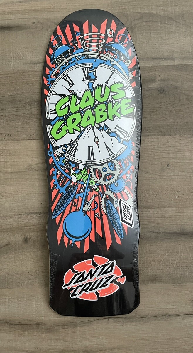 Santa Cruz Skateboard Claus Grabke Exploding Clock Reissue Deck | eBay
