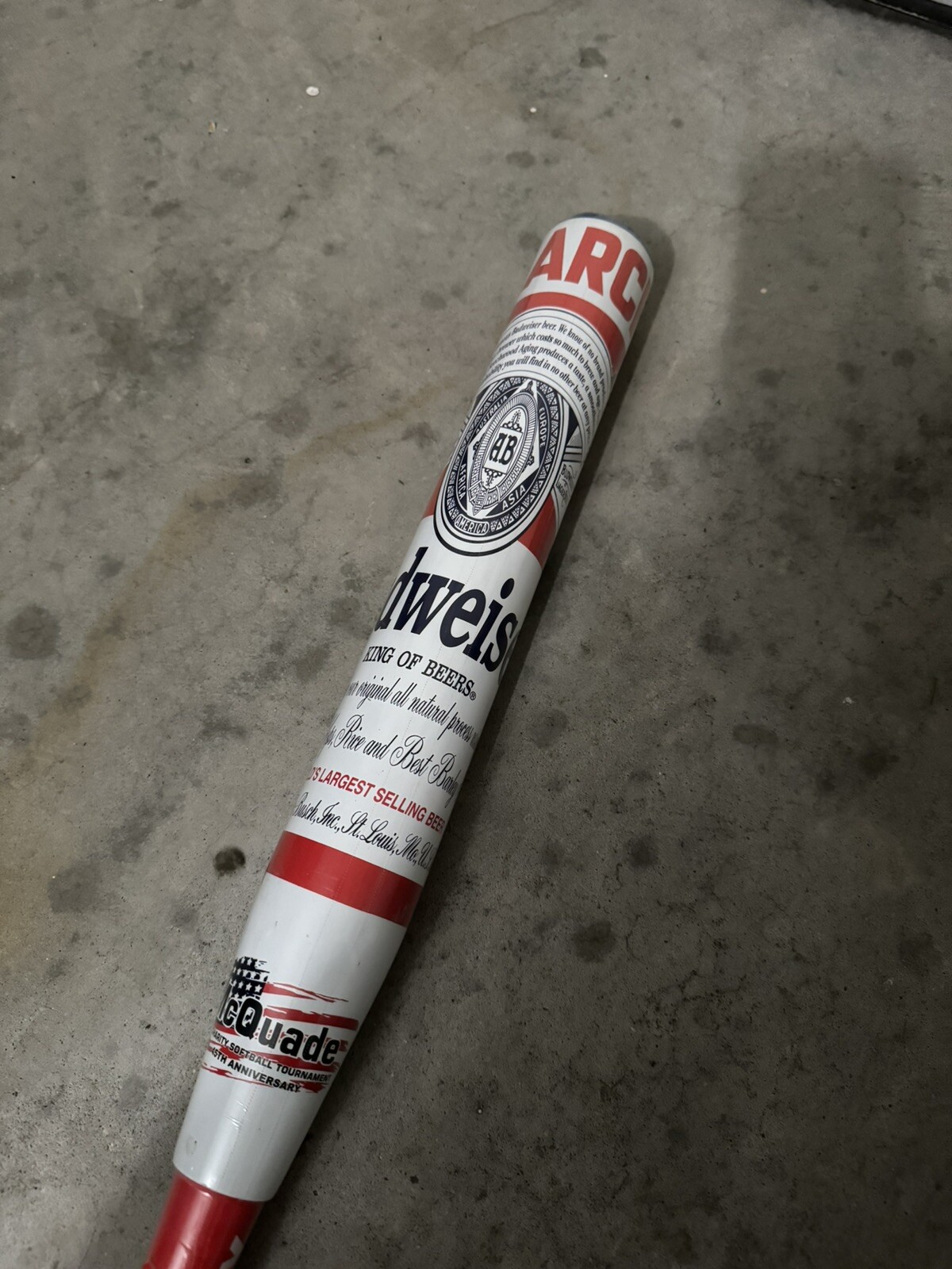 NIW Anarchy Budweiser ASA/USA 27.5 oz slowpitch softball bat eBay