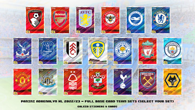 Panini Adrenalyn XL Premier League 2022/23 2023 Full Base Card Team Set Select