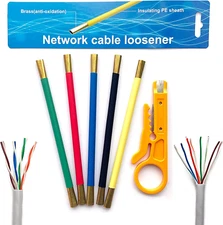 LIUJINCAN Network Cable Untwist Tool, Engineer Wire Straightener for CAT5/CAT6/C