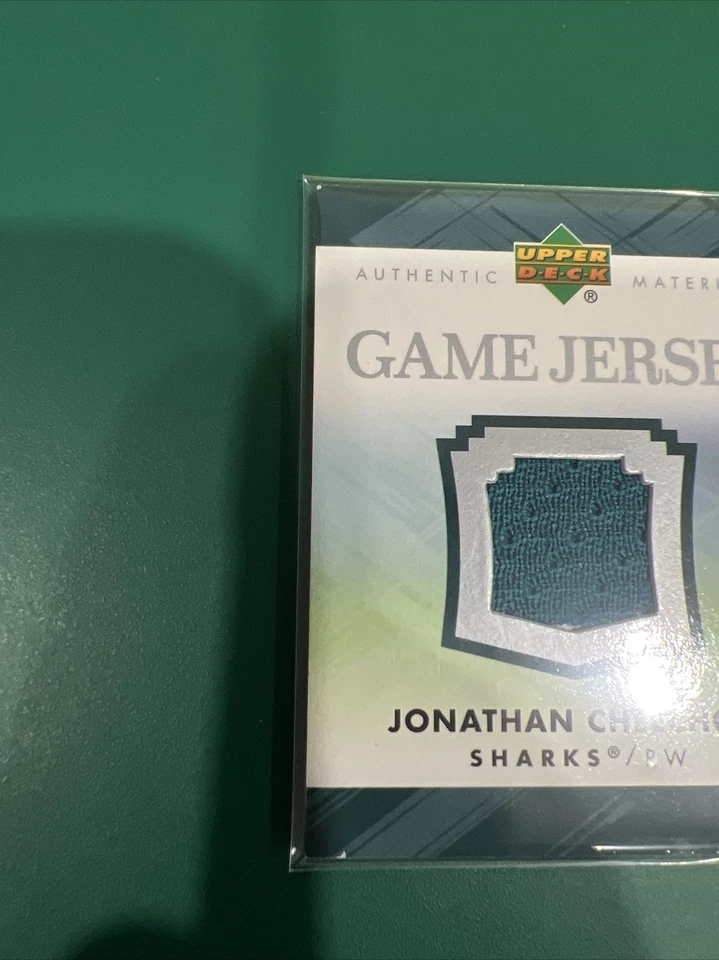 2007-08 Upper Deck Game Jersey Jonathan Cheechoo Jersey 1 Color #J-CJ Sharks - Image 2 of 3