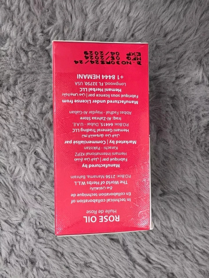 Aceite de Rosa Hemani Original, Aceite Esencial Natural Puro 30 ml Foto 3 de 4