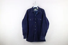 Vtg 70s Streetwear Mens Large Distressed Quilted Corduroy Shirt Jacket Jac Shirt