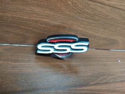 Nissan Bluebird U12 SSS Front Grille Emblem Badge OEM 1987-89 P/N