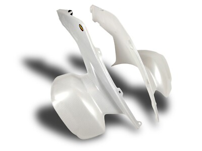 NEW HONDA TRX 250R 86 - 89 WHITE CARBON FIBER LOOK PLASTIC STANDARD FRONT FENDER