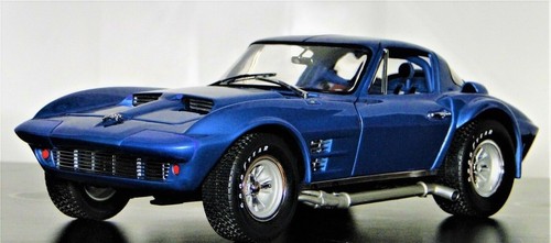 Chevrolet Corvette Race Car1 18Chevy12Stingray24Custom Built1963Metal57Model55 - Picture 12 of 12